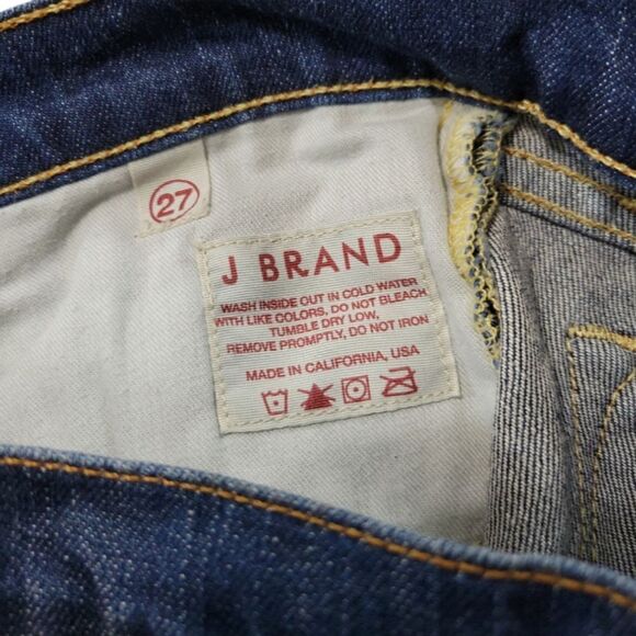 J Brand Jeans Size 27 W30"xL29 J Brand Skinny Jeans Ankle Jeans Blue Denim Pants - Picture 8 of 8
